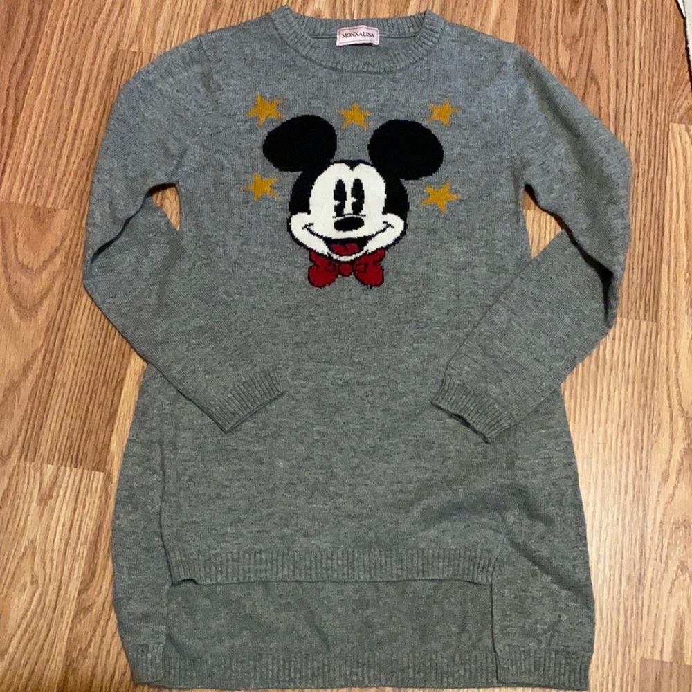 MonnaLisa Mickey Sweater Dress - sz 5T
